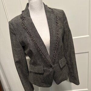 Banana Republic Wool Blend Fitted Blazer Size 2